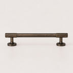 Reeded Pull Handle - Antique Brass