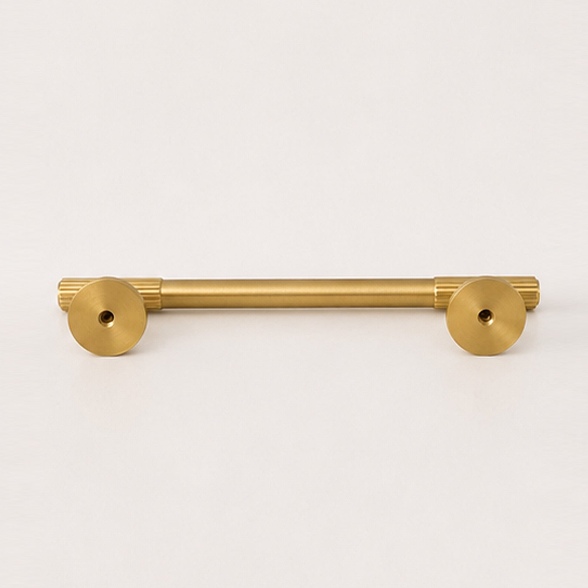 Reeded Pull Handle - Satin Brass