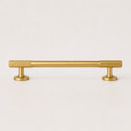 Reeded Pull Handle - Satin Brass