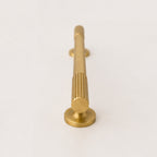 Reeded Pull Handle - Satin Brass