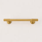 Reeded Pull Handle - Satin Brass