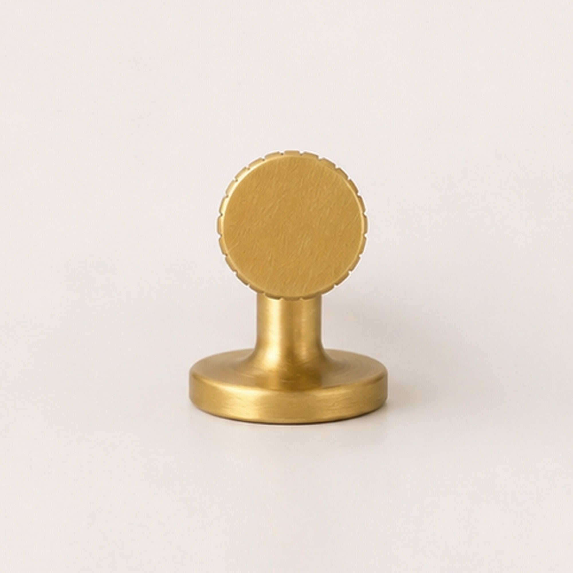 Reeded T-Bar Handle - Satin Brass